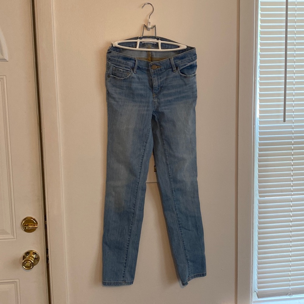 Loft jeans- modern skinny crop size 24 light wash
